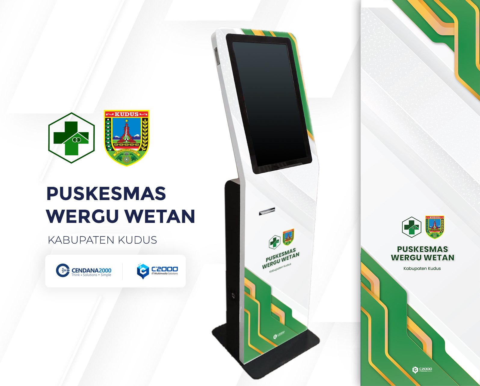 Mockup Desain KiosK Puskesmas Wergu Kudus (Varian 02)